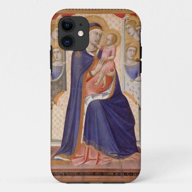 Madonna in Glory, c.1315 (tempera on panel) Case-Mate iPhone Case (Back)