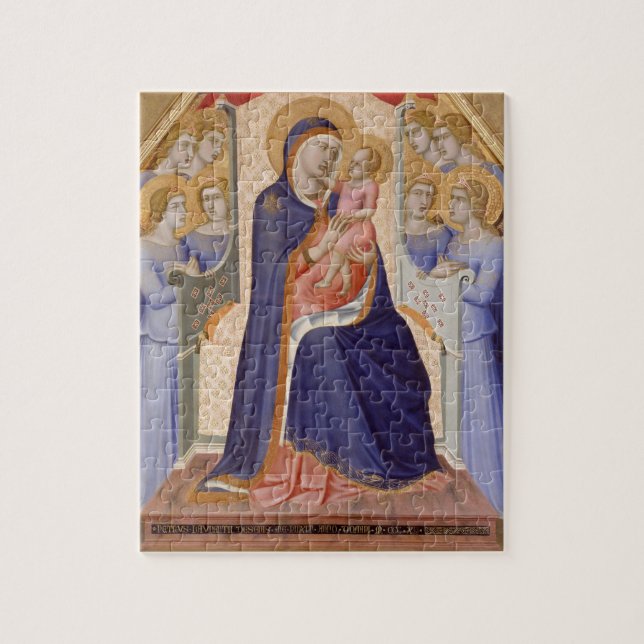 Madonna in Glory, c.1315 (tempera on panel) Jigsaw Puzzle (Vertical)