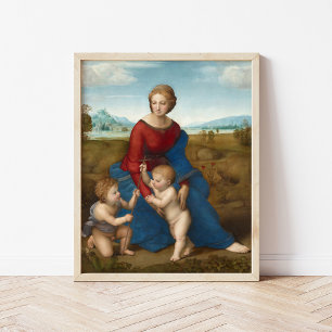 Madonna in the Meadow Raphael Poster