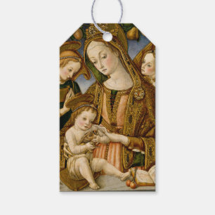 Madonna Jesus Christ Angels Elegant Christmas Gift Tags