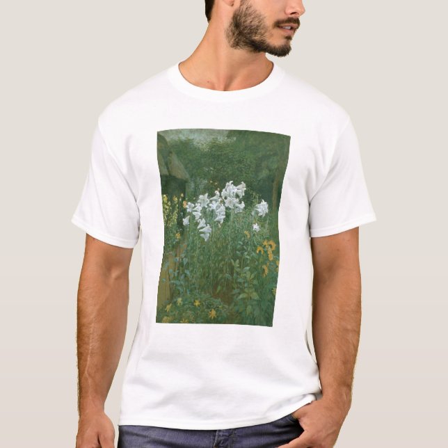 Madonna Lilies in a Garden T-Shirt (Front)