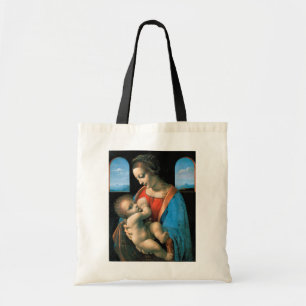 Madonna Litta, Leonardo da Vinci, 1490-1491 Tote Bag