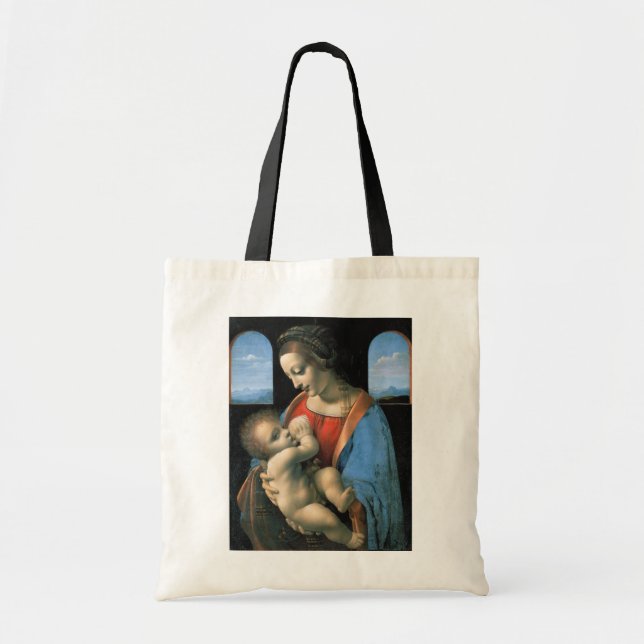 Madonna Litta, Leonardo da Vinci, 1490-1491 Tote Bag (Front)