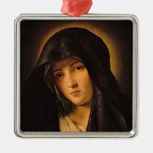 Madonna Metal Tree Decoration