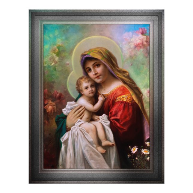 Madonna Mit Dem Jesusknaben by Hans Zatzka Photo Print (Front)