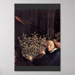Madonna Of Chancellor Nicholas Rolin By Eyck Jan Poster