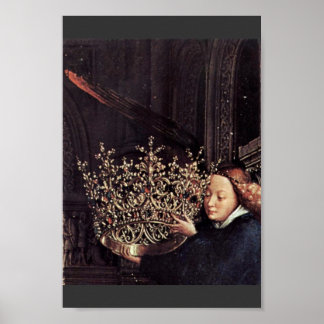 Madonna Of Chancellor Nicholas Rolin By Eyck Jan Poster