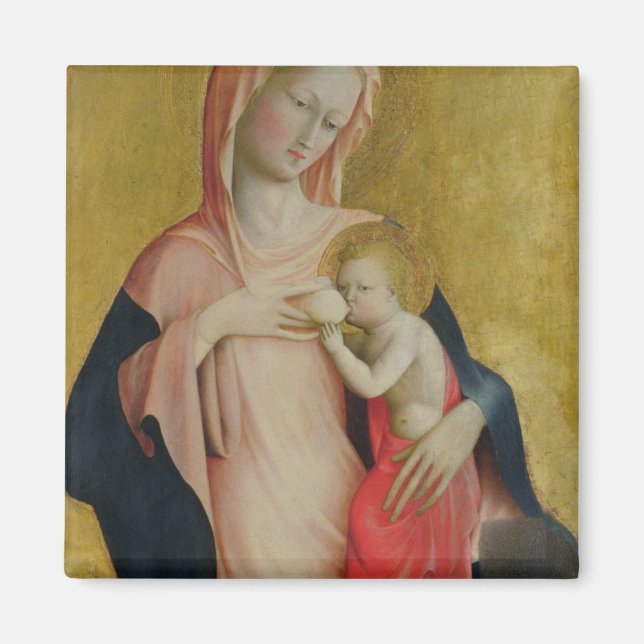 Madonna of Humility, c.1410 (tempera on panel) Magnet (Front)