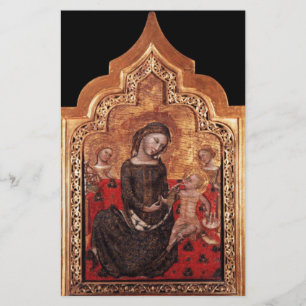 MADONNA OF HUMILITY Christmas Stationery