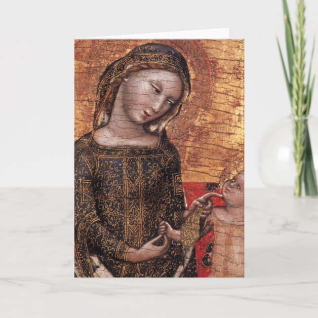 MADONNA OF HUMILITY HOLIDAY CARD (Front)