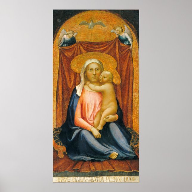 Madonna of Humility - Masaccio Fine Art Poster (Front)