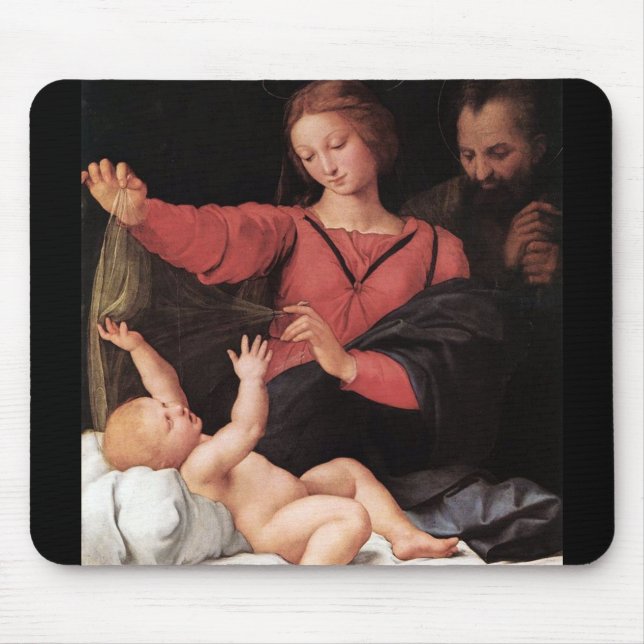 Madonna of Loreto - Raphael - c1511 Mouse Mat (Front)