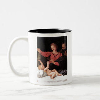 Madonna of Loreto - Raphael - c1511 Two-Tone Coffee Mug