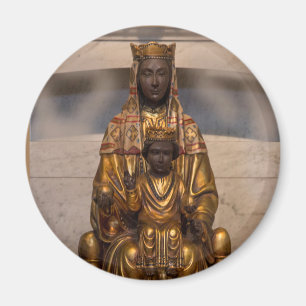 Madonna of Montserrat Black Madonna Spain Magnet