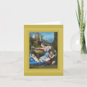 MADONNA OF THE BLUE DIADEM HOLIDAY CARD