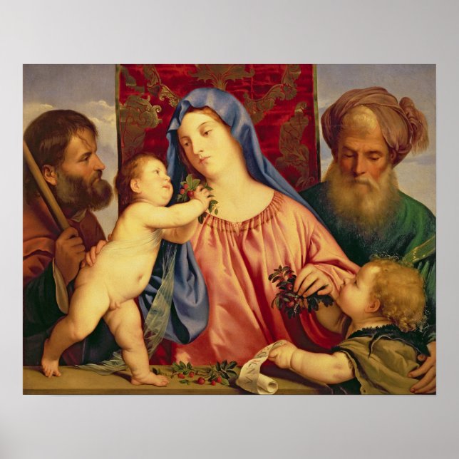 Madonna of the Cherries with Joseph Poster (Front)