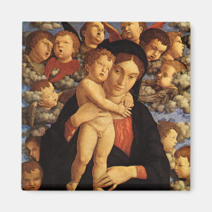 Madonna of the Cherubim by Andrea Mantegna Magnet