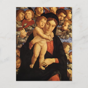 Madonna of the Cherubim by Andrea Mantegna Postcard