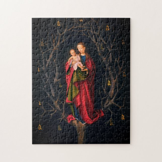 Madonna of the Dry Tree (Petrus Christus, 1462-5) Jigsaw Puzzle (Vertical)