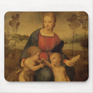 Madonna of the Goldfinch, c.1506 Mouse Mat