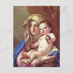 Madonna of the Goldfinch Postcard