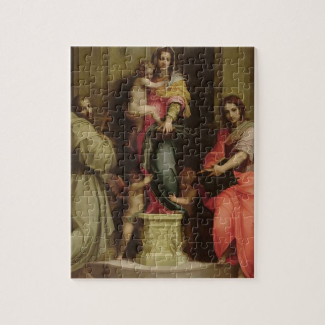 Madonna of the Harpies, 1517 (oil on panel) Jigsaw Puzzle (Vertical)