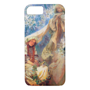 Madonna of the Lily, Mucha iPhone 8/7 Case