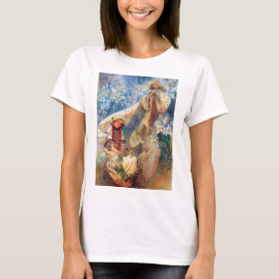 Madonna of the Lily, Mucha T-Shirt