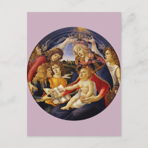 Madonna of the Magnificat by Botticelli Postcard