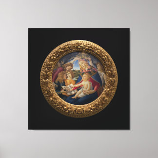 madonna of the magnificat canvas print