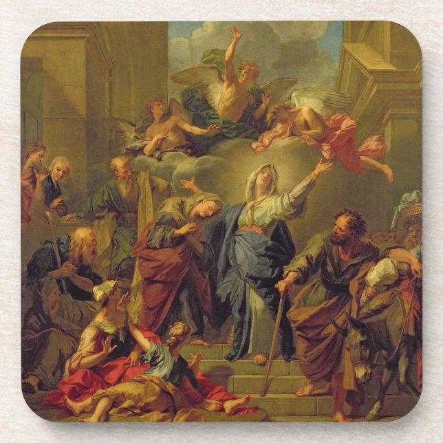 Madonna of the Magnificat Coaster (Front)