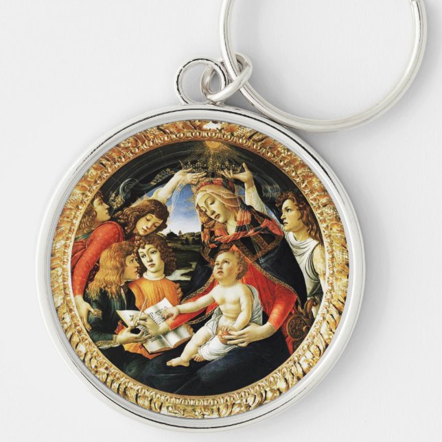 Madonna of the Magnificat Key Ring (Front)