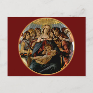Madonna of the Pomegranate - Botticelli Postcard