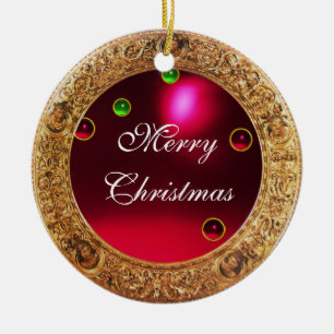 Madonna of the Pomegranate Ceramic Tree Decoration