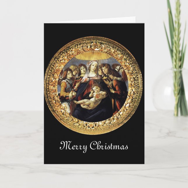 Madonna of the Pomegranate Holiday Card (Front)