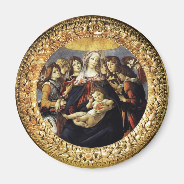 Madonna of the Pomegranate Magnet (Front)