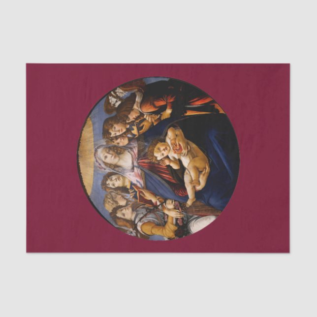 Madonna of the Pomegranate  Tissue Paper (Front)