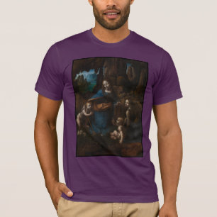 Madonna of the Rocks, Virgin Mary, Jesus, John T-Shirt