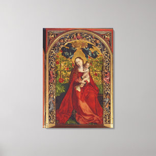Madonna of the Rose Bower, 1473 Canvas Print