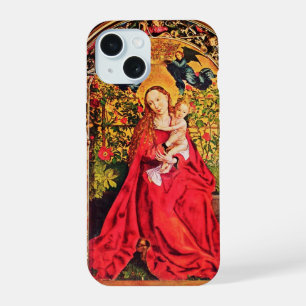 MADONNA OF THE ROSE BOWER iPhone 15 CASE