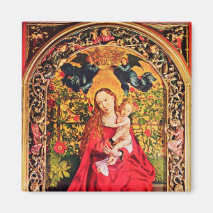 MADONNA OF THE ROSE BOWER MAGNET