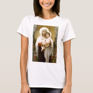Madonna of the Roses and Infant Child Jesus T-Shirt