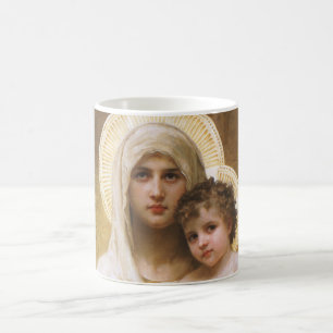 Madonna of the Roses by Bouguereau Coffee Mug