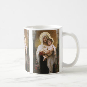 Madonna of the Roses by Bouguereau Coffee Mug