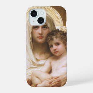Madonna of the Roses by Bouguereau iPhone 15 Case