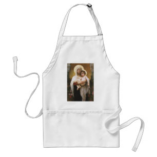 Madonna of the Roses by Bouguereau Standard Apron