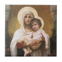 Madonna of the Roses by Bouguereau