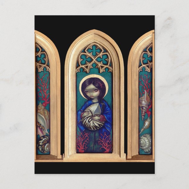 "Madonna of the Shells" Postcard (Front)
