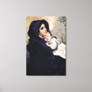 Madonna of the streets canvas print