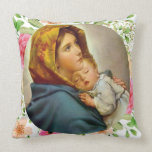 Madonna of the Streets Holy Mary Madonnina Cushion<br><div class="desc">Madonna of the Streets Holy Mary Blessed Virgin - art prints on various materials. A great gift idea to brighten up your home. Also buy this artwork on phone cases, apparel, mugs, pillows and more. Poster and Art Print on clothing and for your wall – various backgrounds – great print...</div>